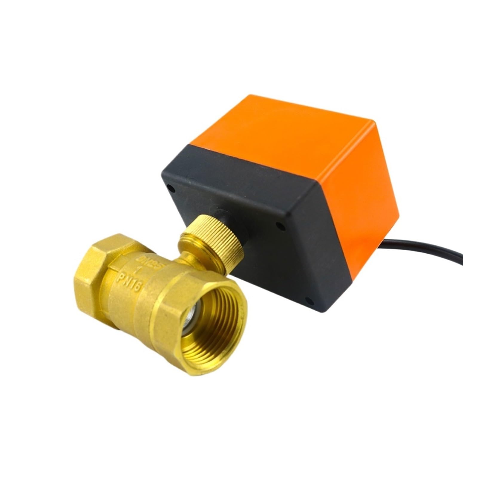 Válvula de bola de 2 vías Válvula de bola eléctrica motorizada de latón, rosca hembra, 3 hilos, 2 controles, 2 vías, DN15/DN20/DN25/DN32/DN40, 1 unidad, 1/2", 3/4", 1" y 1-1/4", 220 V CA, 12 V(1-1/4",