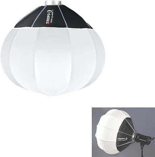 TRIOPO KQ55 - Modificador de luz suave para Aputure 300D Mark II 120D Godox SL-60W VL150 SL150WII FV150 AD200PRO AD300 AD400PRO AD600 VL300 L200