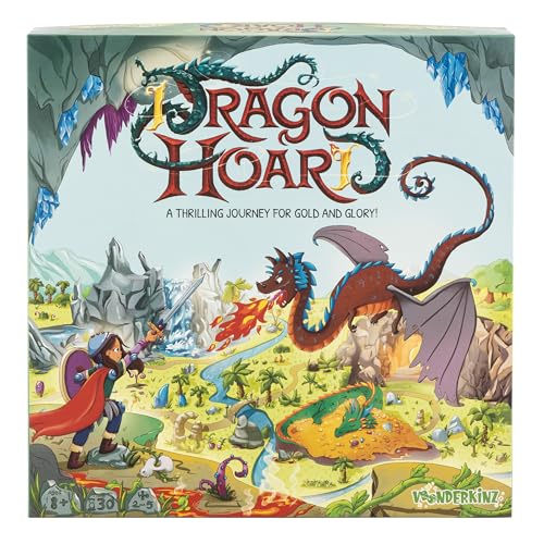 Dragon Hoard juego de mesa, aventura fantástica familiar miniatura 1