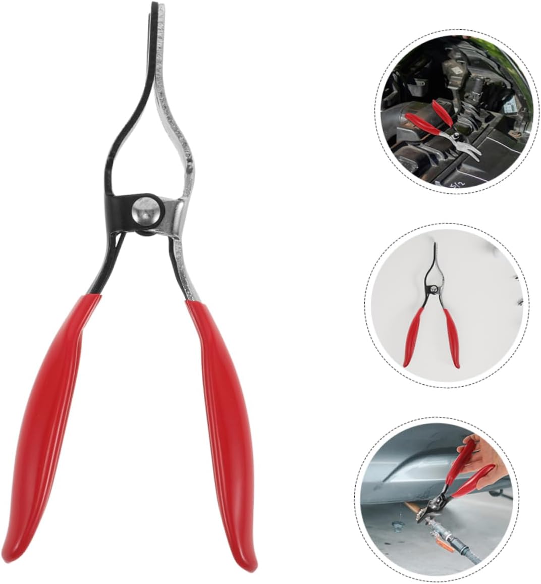 Cabilock 2Pcs Automotive Hose Removal Pliers Chrome Tungsten Steel Fuel Line Disconnect Tool Versatile Hose Separator for Quick Pipe Separation and Repair Easy to Use Mechanic Tool