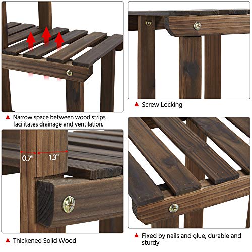 Yaheetech YT-00097723 Multi-Tiered Plant Stand thumb #4