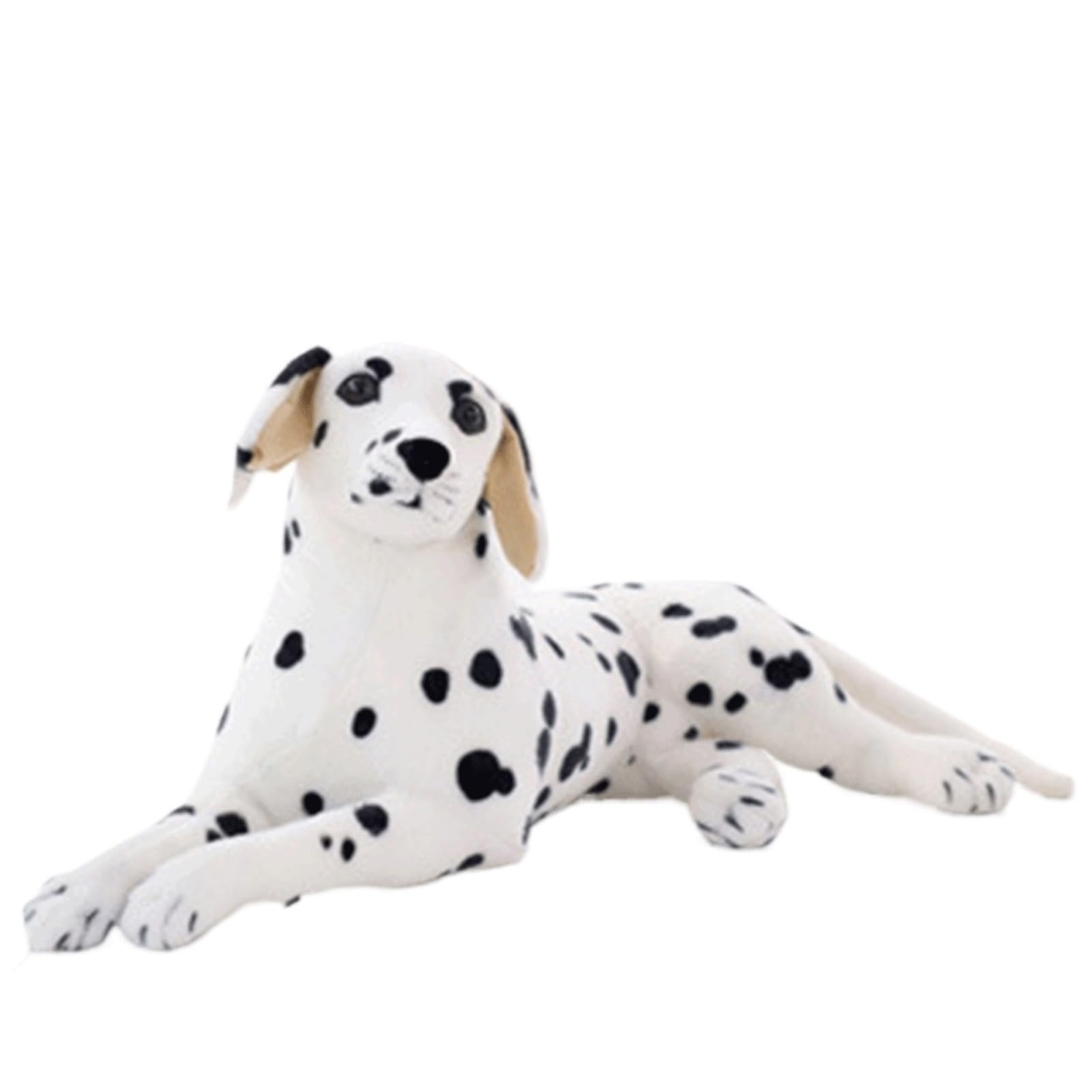 HOMEXYLYL Realistic Dog Plush Toy, Multi-Breed Stuffed Animals, cuddly Throw Pillow Decorative Figurines for Pet Lovers(Dalmatian,75cm/29.5in)
