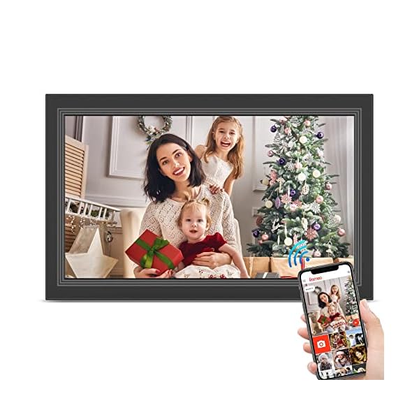FRAMEO Digital Picture Frame- 15.6inch Digital Photo Frame with 1920 * 1080 IPS Touch Screen HD Disply,Built-in 32GB Storage,Wall-Mounted,Digital Frame Share Photos and Videos via Free App