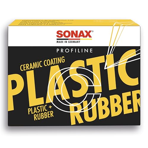 SONAX Profiline CeramicCoating CC Plastic+Rubber (50 ml) for Refreshing and Protecting Unpainted Plastic Parts in Outdoor Use Item No. 02410000