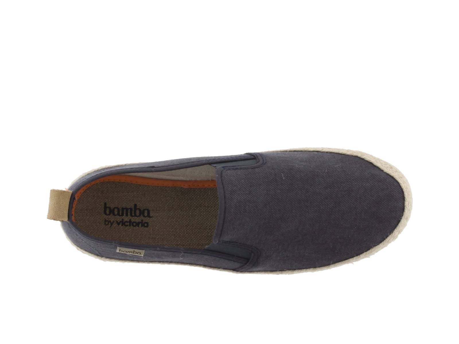 Victoria Espadrilles Bamba André Toile Lavée & Élastiques Latéraux & Tresse Textile 5200155 pour Homme