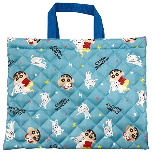 アイプランニング レッスンバッグ クレヨンしんちゃん キルト ブルー W39×H31cm K3546B