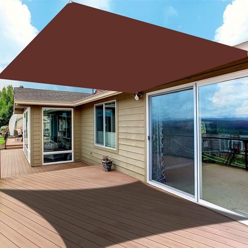 Voile d'ombrage imperméable 3.5x7m résistant intempéries bâche extérieur - 4