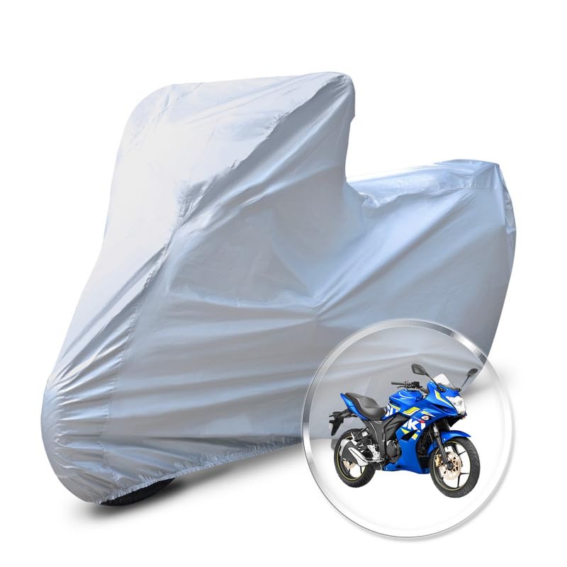 Image of Neodrift 'CrystalMax' Bike Cover for Suzuki Gixxer SF Fi (All-Weather Motorcycle Protection, Water & UV Resistant, Dustproof, Windproof).
