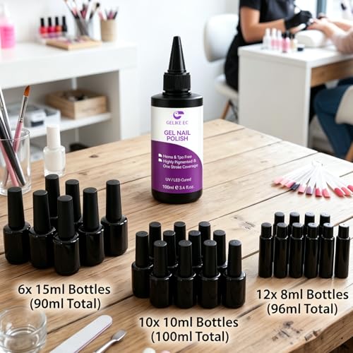 Gel esculpido para uñas negro y blanco 100ml 2 piezas miniatura 2