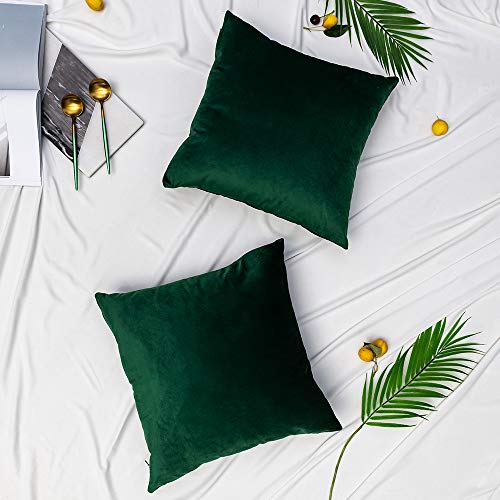 Housse de coussin en velours de qualité supérieure UPOPO 40,6x40,6 cm - 3