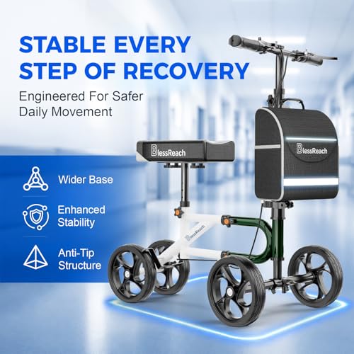 Image of BlessReach Lightweight Knee Scooter for Adults for Foot Injuries,Knee Pad