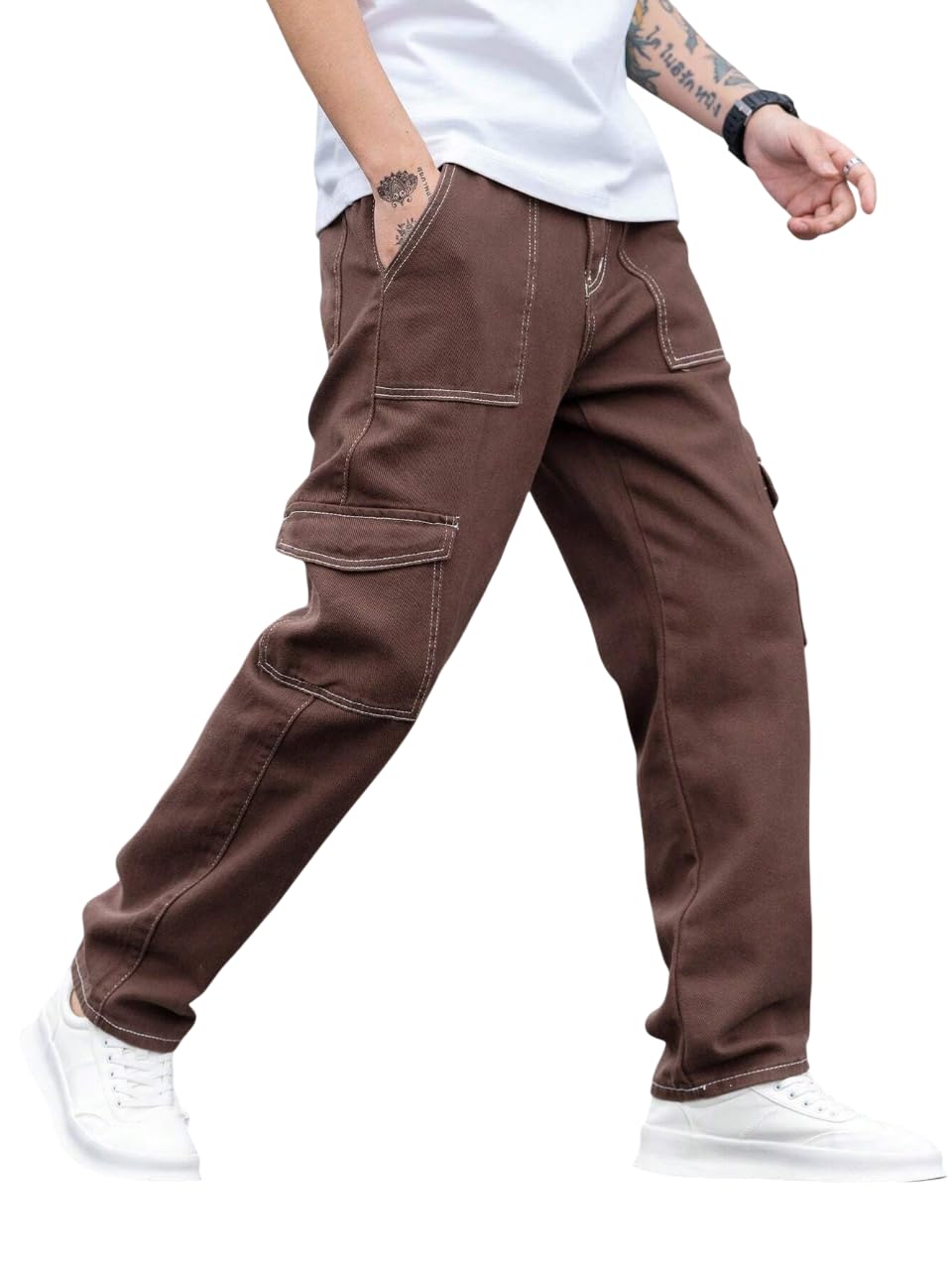 jvx Jeans for Men || Men Jeans || Reguler Fit DenimJeans || CargoJeans (NJJ-03)-picture-25