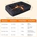 HMTOPE Orthopädisches Hundebett, Hundesofa, hohen Rand, Hundekissen, Hundekorb, Abnehmbar und waschbar, Grosse Hunde, 120 x 85 x 22 cm, Dunkelgrau
