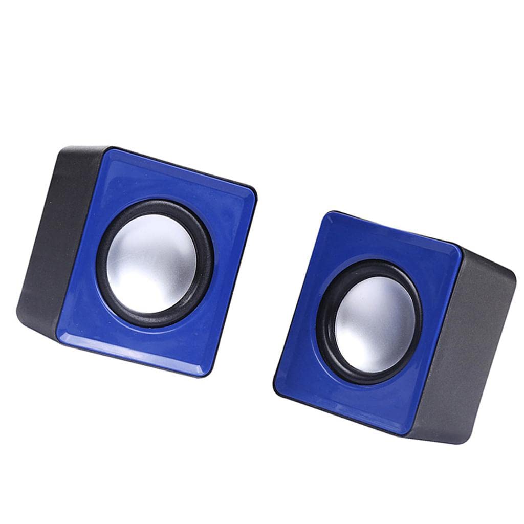 Mini Computer Speakers Stereo2.0 Subwoofer for Home Use Office Tablet Blue-Consumer Electronics-Portable Audio & Headphones-iPod, Audio Player Accessories-Audio Docks & Mini Speakers-image-6