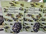 Trader Joe Dark Chocolate Covered Pistachios 6oz 170g (Two Bags)