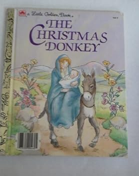 Hardcover The Christmas Donkey (Little Golden Readers) Book