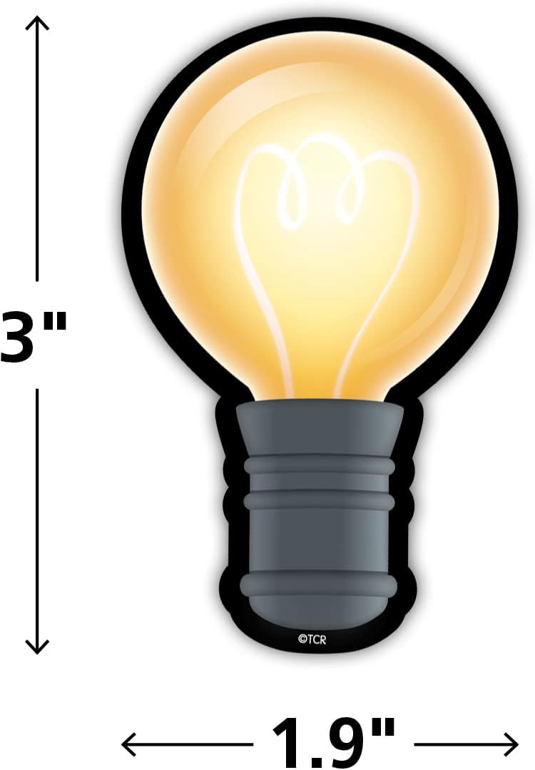 Teacher Created Resources White Light Bulbs Mini Accents (TCR8597)