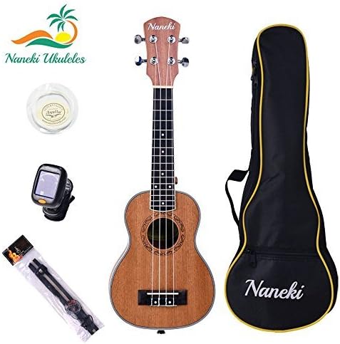 Naneki Soprano Ukulele Bundle. World's Most Traditional & Popular Sized Uke. Made for Beginners and Experienced Musicians.…