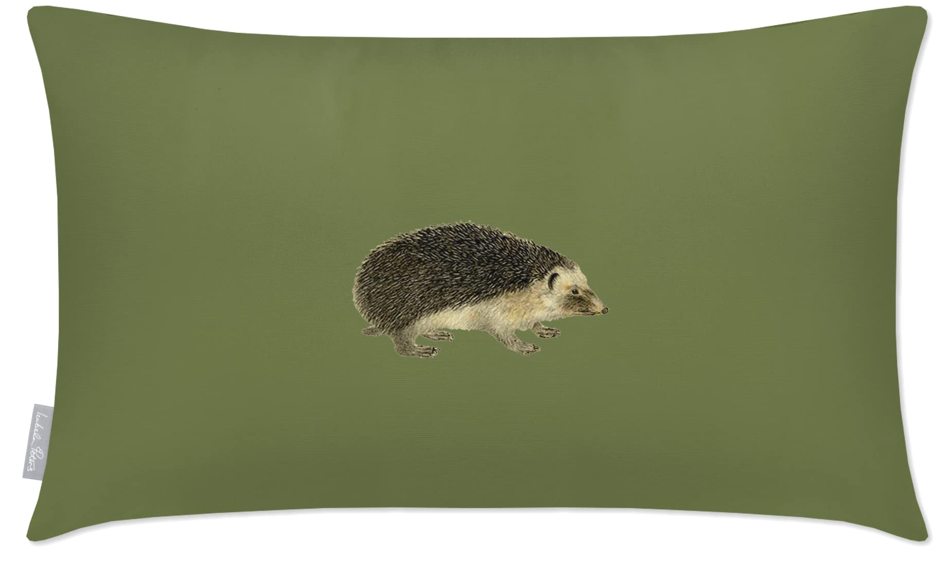 Izabela Peters Outdoor Cushions Waterproof, 50 x 30 cm, Filled Outdoor Cushion, Hedgehog - Sage, Garden Furniture Cushions, Outdoor Seat Cushions, Garden Chair Cushions โ image 1