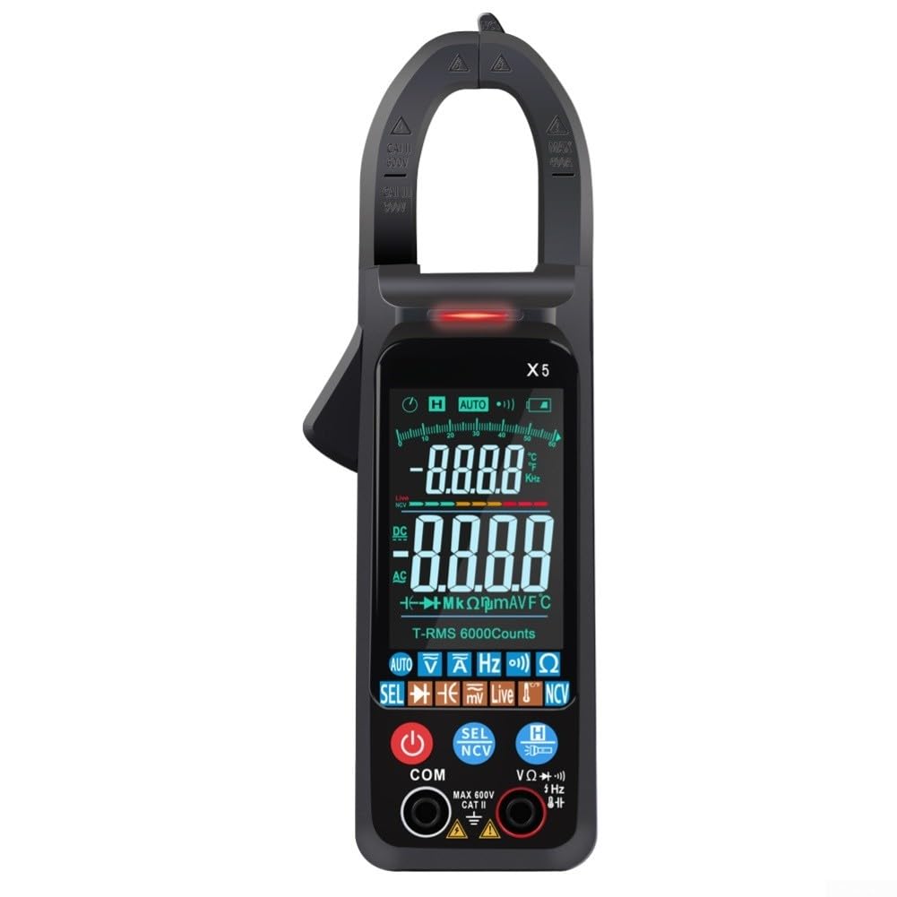 Stromzange AC/DC 400A True für rms Auto-Ranging 6000 Counts Stromzange