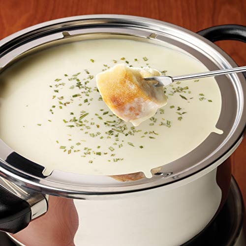 Nostalgia FPS200 Stainless Steel Fondue Pot, Grey Nostalgia FPS200 Stainless Steel Fondue Pot, Grey