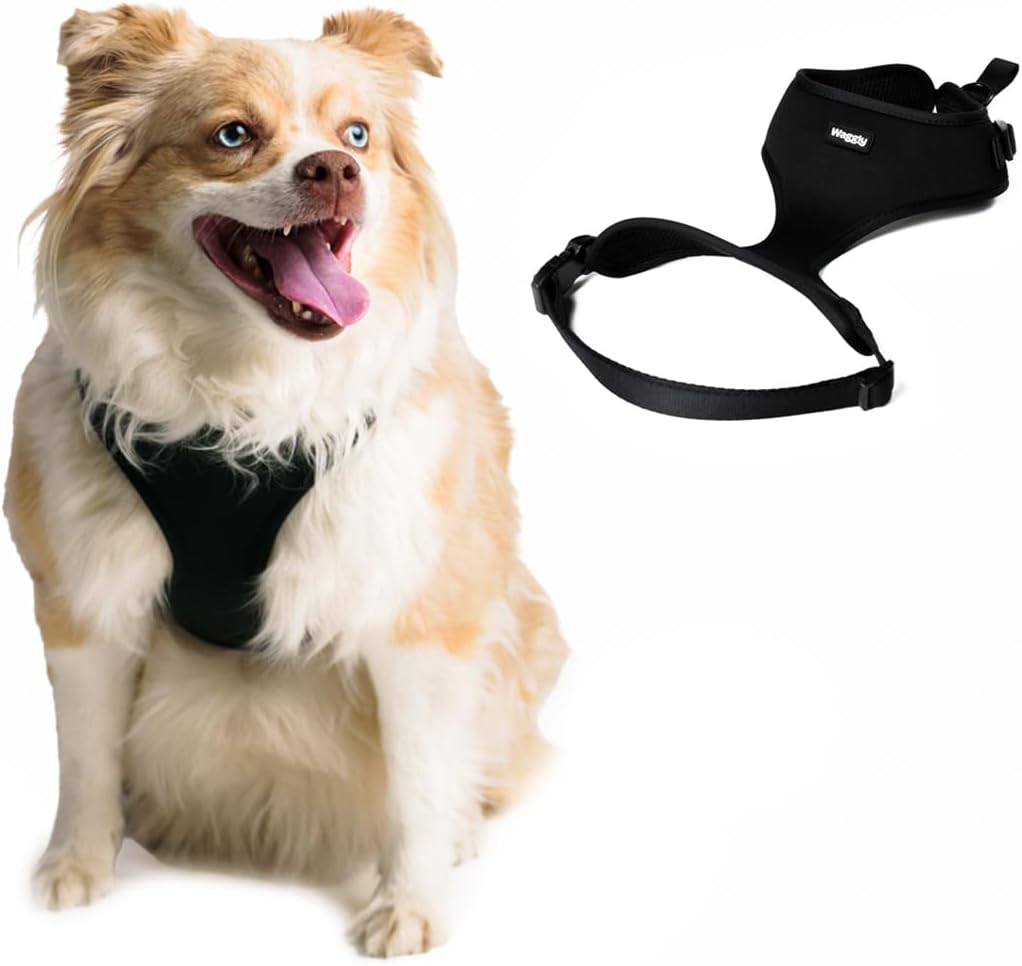 Adjustable Dog Harness for Dogs | Soft, No-Pull Step-in Harness with Quick-Release Buckles | Comfortable Everyday Pet Harness by Happy Three