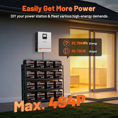 Image of HumsiENK 2Pack 12V 160Ah Plus Lithium LiFePO4 Battery, 2048Wh Energy Trolling Motors Battery, 150A BMS with Low-Temp Protection, 15000+ Deep Cycles, 10 Years Lifespan for RVs, Marine, Off-Grid, Boat