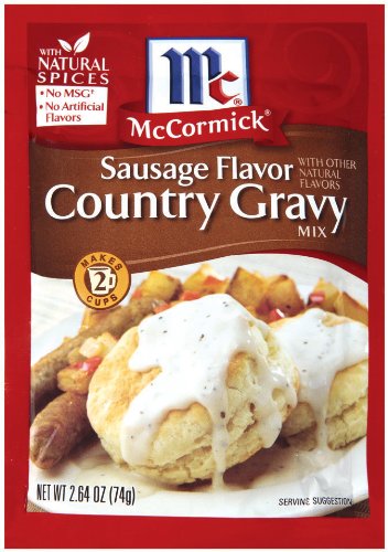 McCormick Salchicha Country Gravy, 2.64 onzas (paquete de 12)
