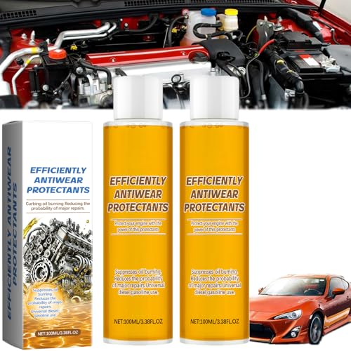XINGKALONG Efficiently Antiwear Protectants, Highly Effective Engine Anti-Wear Protectant, Noise Reduction, Anti-Shaking and Fuel Efficient Engine Anti-Wear Agent (2 Pcs)