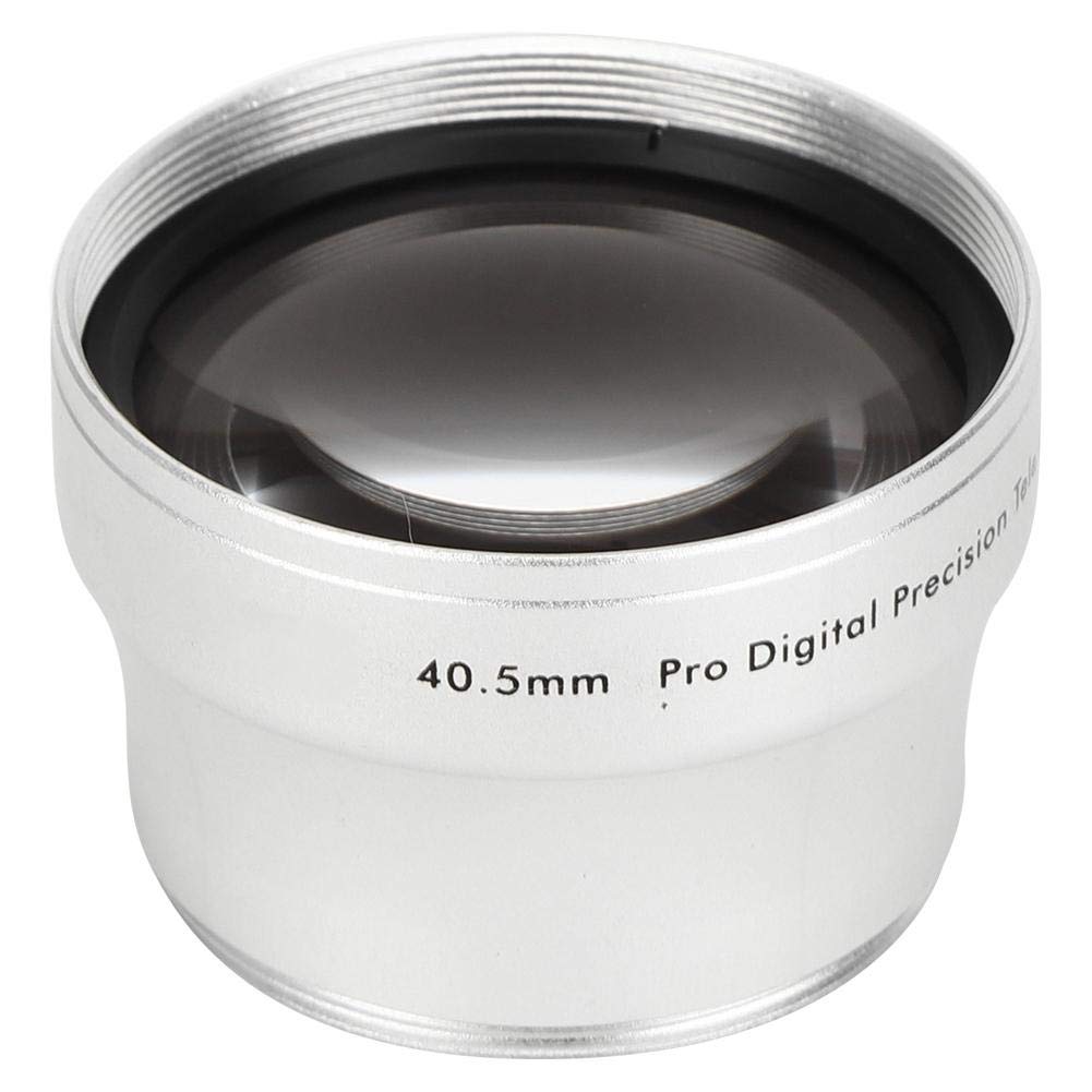 Alliage d'aluminium 40,5 mm Grossissement 2X Téléconvertisseur Universel Téléphoto avec Sacoche pour Tous Les objectifs de caméra à diamètre d'ouverture de 46 mm