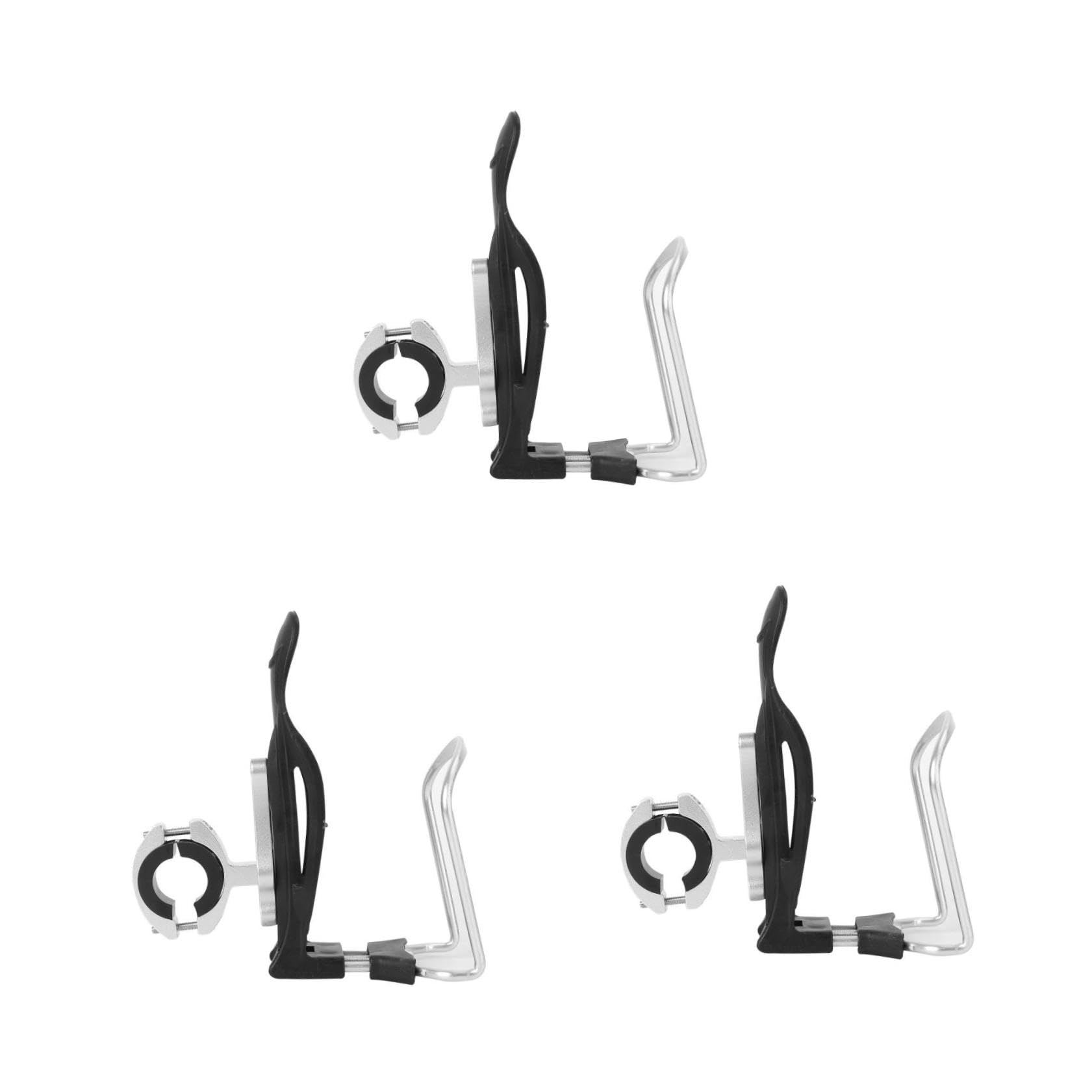 Amosfun 3stücke Verstellbarer Wasserflaschenhalter Aus Aluminium Und Kunststoff Teleskopischer Flaschenkäfig Für Mountainbike Und Fahrrad Für Flaschen Mit Silberfarben