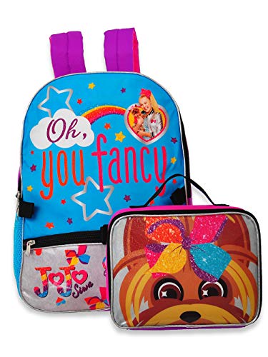 jojo siwa backpack with lunchbox