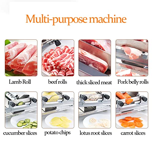 Manuell Gefrorene Fleischschneider, Allesschneider Edelstahl, Fleisch Schneidemaschine für Gefrorene Rinder- und… – Bild 3