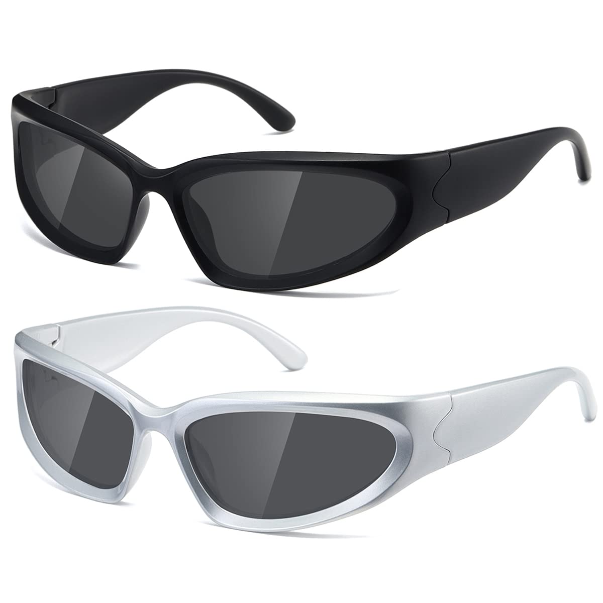 kimorn Y2K Wrap Around Polarized Sunglasses Womens men Swift Oval Fashion Sport Shades Sun Glasses K1273