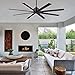 Minka-Aire F896-65-CL Xtreme H2O 65 Inch Outdoor Ceiling Fan with DC Motor in Coal Finish