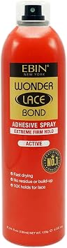 EBIN Wonder Lace Bond Spray 420ml, Extreme Firm Hold Active