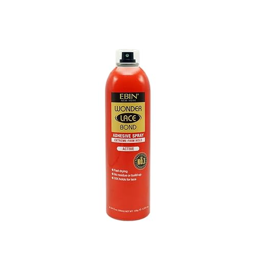 Miniatura 2 de EBIN NEW YORK Wonder Lace Bond - Aerosol adhesivo Supreme, paquete de 3 – Agarre extremadamente firme de 2.7 onzas / 2.7 fl oz Uso activo, secado