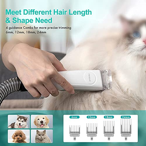image for USOR Neabot Pet Grooming Kit Vacuum Brushes Professional Pet Hair Remo