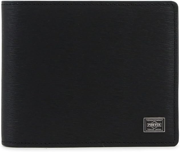 Amazon | [ポーター] 二つ折り財布 カレント ブラック | PORTER