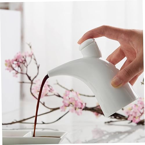Miniatura 7 de Contenedor de aceite Dispensador de aceite Dispensador de condimentos líquidos para vinagre, dispensador de vinagre, colador de grasa, olla de