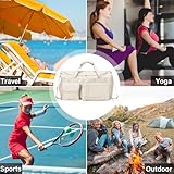 MAXTOP Travel Duffle Bag for Women Carry On Tote Weekender Overnight Bag Large Capacity Duffel Bag with Shoe Compartment,Gym Tote Bag with Dry and Wet Separation - Image 7