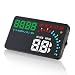 Produktbild Auto HUD Head Up Display 4 zoll Windschutzscheibe Projektor OBD II/EUOBD Schnittstelle Plug & Play D1000 4.49*2.5*0.39in