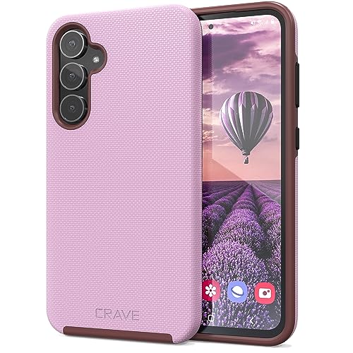 Image of Crave for Samsung Galaxy S23 FE Case, Shockproof Protection Dual Layer Case for Samsung Galaxy S23 FE (6.4 inch) - Lilac