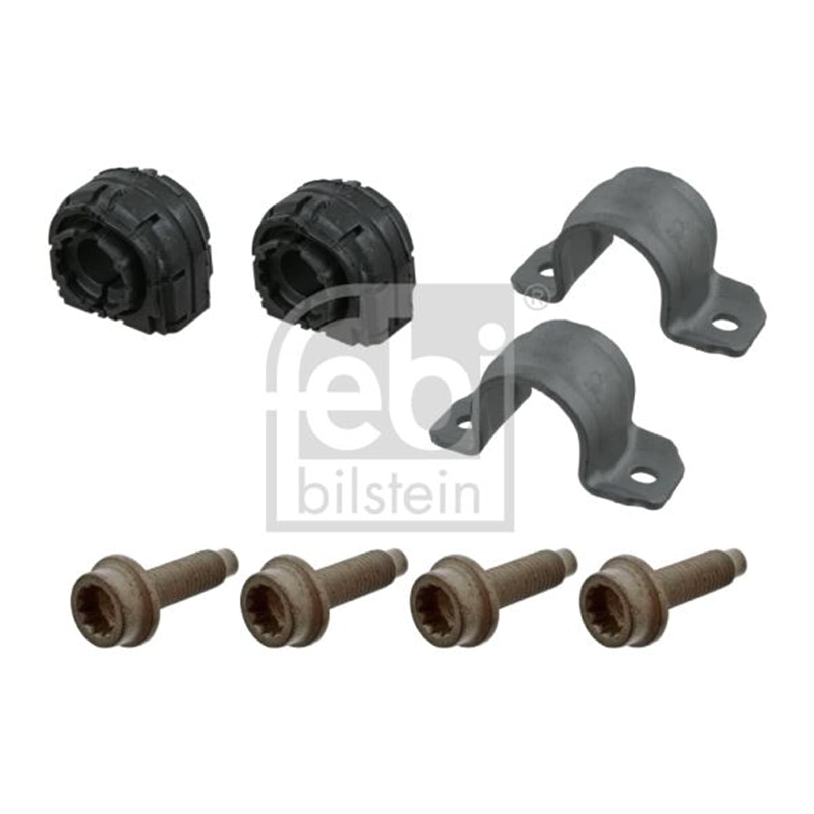 Febi bilsteinKit de réparation, suspension du stabilisateur SEAT LEON (05/2005) | Compatible avec: AUDI A3, A3 Sportback, SEAT ALTEA, ALTEA XL, LEON, SKODA OCTAVIA II, OCTAVIA II Combi, SUPERB II