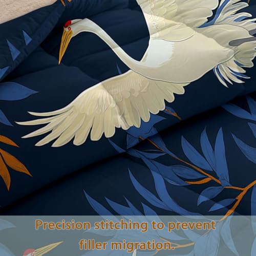 Couette 4 saisons mitternachtsblau 200x200 cm réversible avec 2 taies d'oreiller