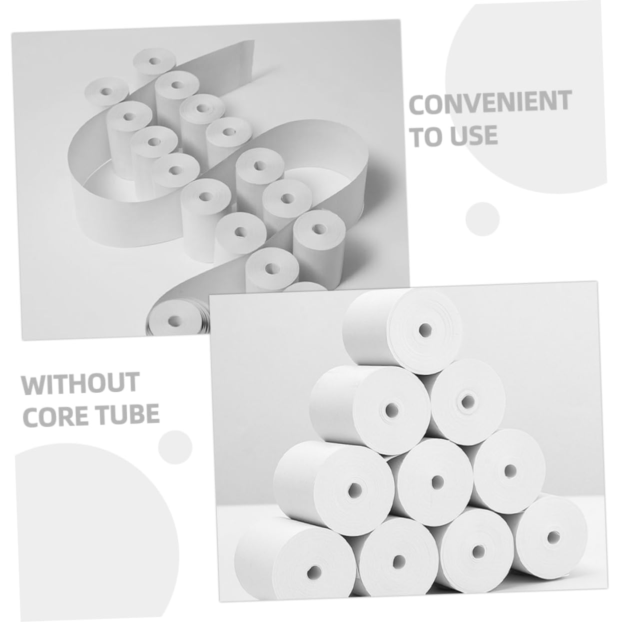 Rollos de Papel Térmico 57x30, 25 Piezas para Impresora
