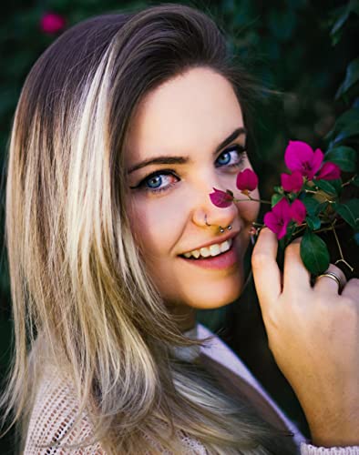 4-6PCS Fake Nose Ring Fake Septum Ring Magnetic Nose Ring Magnetic Septum Nose Ring Magnet Septum Piercing Fake Piercings Faux Nose Rings for Women Men Clip On Nose Ring Non Piercing3