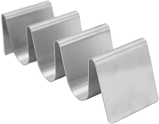 Stainless Steel Taco Holder Stand,Taco Holder,Fill and Serve Tacos with Ease,Health Material Taco Rack,Suitable for Baking, Dishwasher and Grill Safe Kitchen Supplies