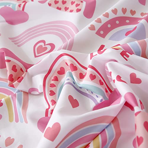 Htgroce 4 Piece Mermaid Toddler Bedding Set Includes Comforter, Flat Sheet, Fitted Sheet And Reversible Pillowcase #TOP7