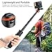 TzezFoz 20.7in Extendable Tripod Selfie Stick for Insta 360 x5 /GoPro/AKASO/DJI Action Cameras - Waterproof, Anti-Shake, 4-Section Adjustable, Non-Slip Grip, Travel & Sports Photography Tripod